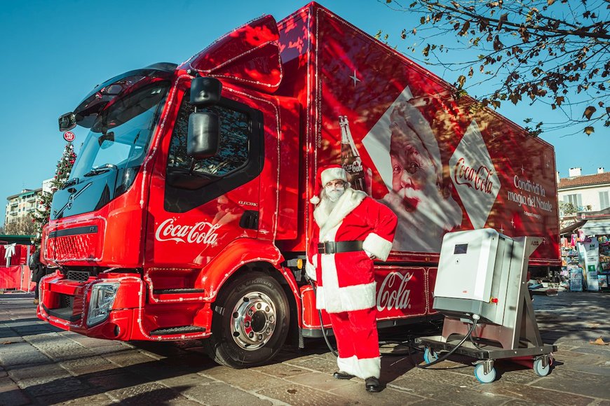 ABB s’associe avec Coca-Cola et Volvo Trucks pour un voyage en électrique du Père Noël